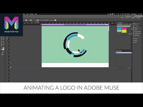 Animating a Logo in Adobe Muse | Adobe Muse CC | Muse For You