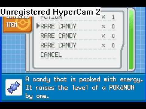 how to cheat rare candy in pokemon fire red