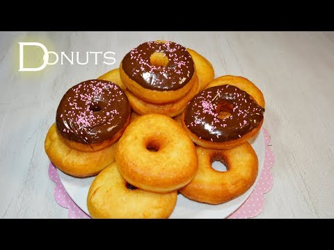 Receta Fácil  DONAS  Esponjosas ROSQUILLAS