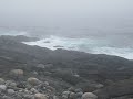 Waves on Foggy Newfoundland Shore March 12th 2011