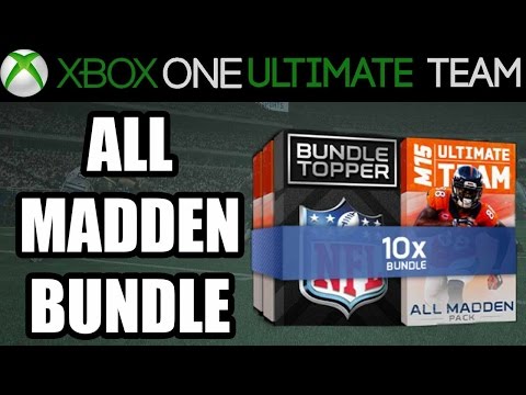 Madden 15 Pack Opening: ALL MADDEN BUNDLE | MUT 15 Pack Opening: All Madden Packs