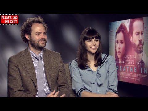 Spider Man - Felicity Jones chats about new movie Breathe In, responds to whether she's playing Black Cat, Felicia Hardy in The Amazing Spider-Man 2 & what it was like fi...