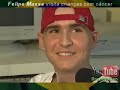 Felipe Massa visita crianças no hospital do câncer