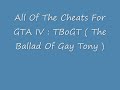 GTA IV TBoGT Full Cheat Codes!.wmv