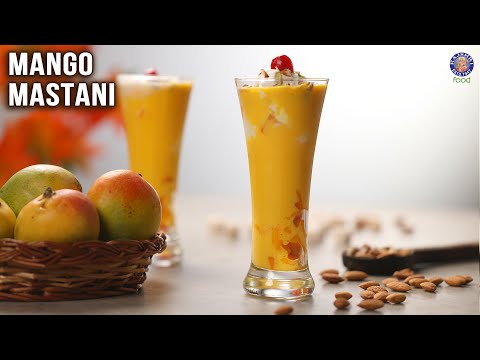 Mango Mastani Recipe | Pune’s Iconic Mango Thick Shake | Loaded With Ice Cream & Dry Fruits