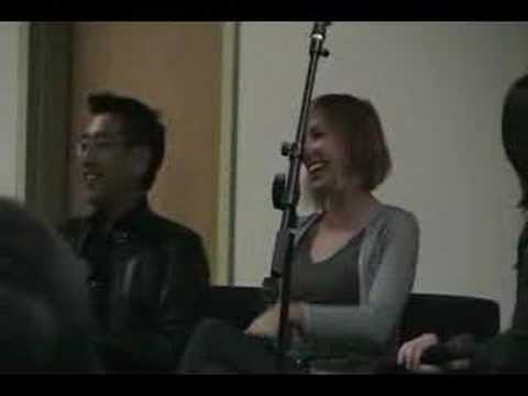 The Mythbusters Kari Byron Grant Imahara visited UCR on April 16 2008