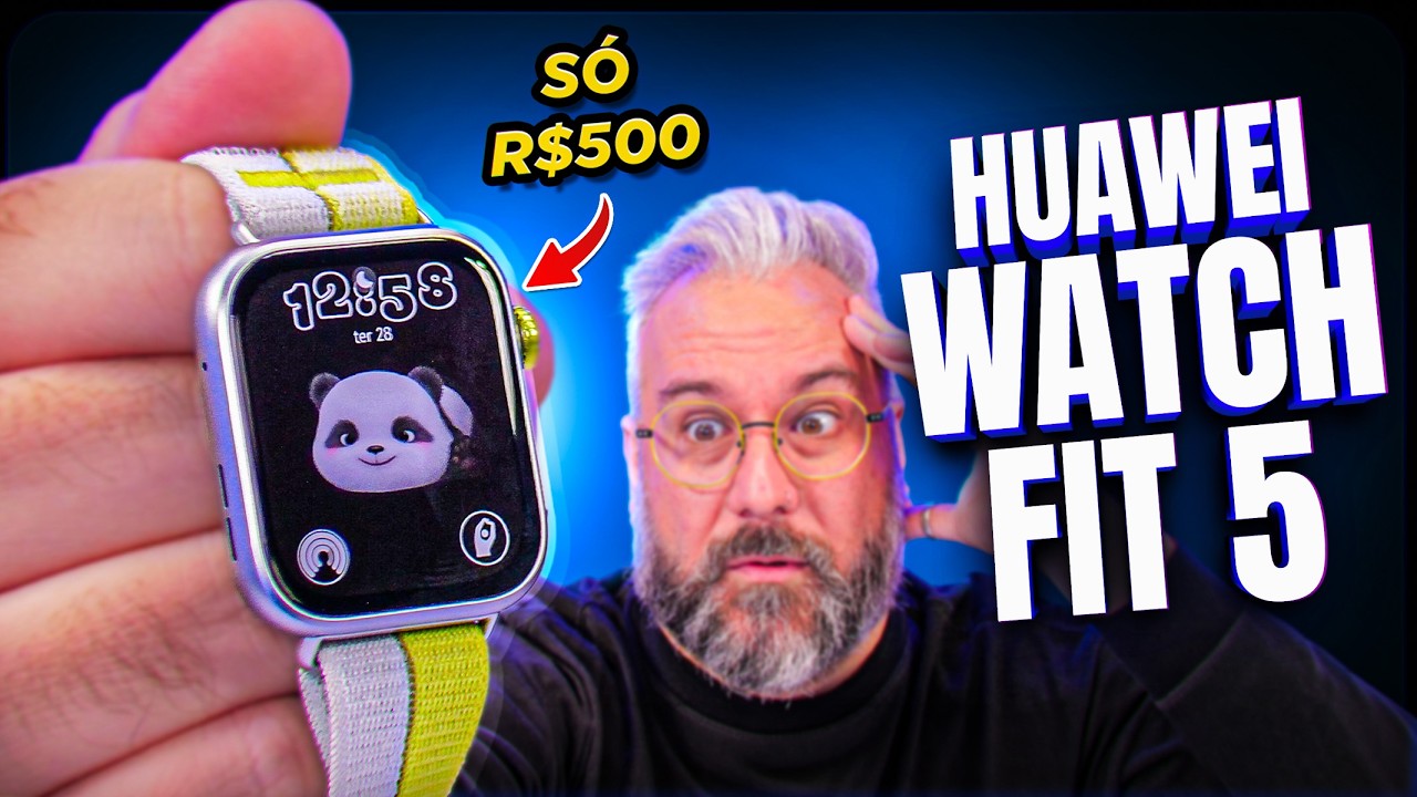 Melhor que Apple Warch e por R$ 500 | HUAWEI Watch Fit 5