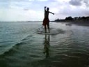 skimboard crash