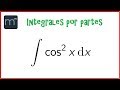 Primitiva de coseno al cuadrado de x