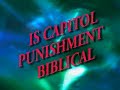 Debate: Is the Death Penalty Biblical? (8 of 8)
