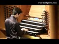 Raul Prieto Ramirez plays Bach Fantasia & fuge in G minor BWV 542, recorded live at a concert in Stuttgart Koncertsaal im Turm. The great organ is by Rieger.