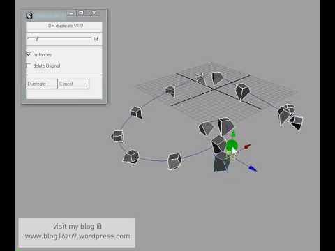 how to attach object to curve maya