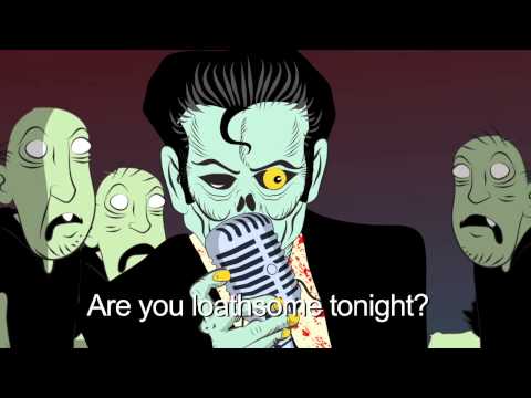 Elvis Zombie Wishes You A Happy Halloweeen..