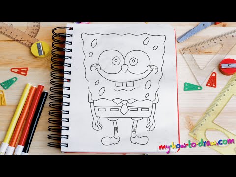 how to draw spongebob