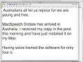 MacSpeech Dictate in Australia - www.dictate.com.au