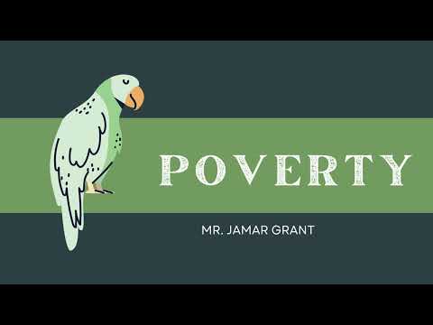 Tutorial 1: Poverty and the types of Poverty