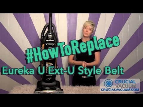how to change belt on eureka vacuum
