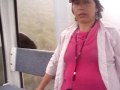 subiendo en el teleferico en quito