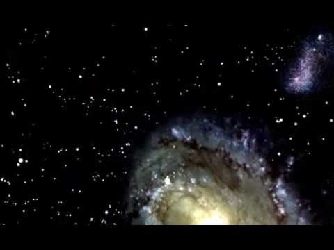 Milky Way in 3D and Andromeda
