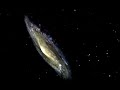 Milky Way in 3D and Andromeda