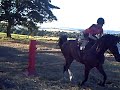 Me and Tino jumping sidesaddle Me and Tino jumping sidesaddle