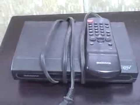 how to turn on magnavox tb110mw9 without remote
