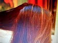 A trim on the long hair of Andreia
