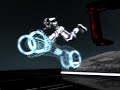 wow the tron legacy trailer was so cool that i decided to make a cgi animation project based on it. this is the first episode of kingdom hearts sora tron version a tron legacy recognizer. in total it took 7 weeks and a lot of render time. 1 week for the bike 3 weeks for sora 1 week for the recognizer 1 week light wall 1 week animation. please comment and let me know what you think.