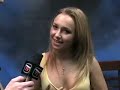 Hayden Panettiere interview at The Grand Slam 07 Event