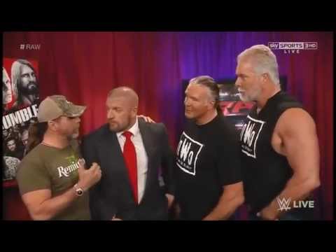RAW 2015 - HHH, HBK and nWo Funny Segment