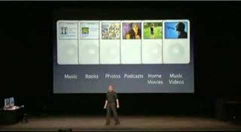 ipod video - Here we see Steve Jobs at the