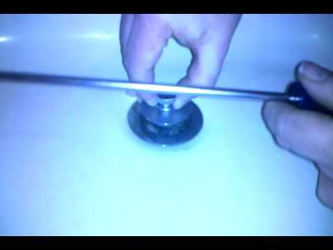 how to remove a twist drain plug