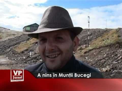 A nins în Munţii Bucegi