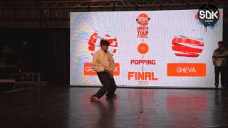 Greenteck vs Sheva – SDK World Battle Tour 2015 Popping Final