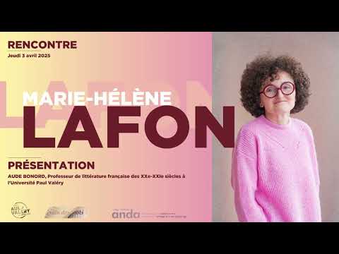 Le 3 avril 2025, la médiathèque Émile Zola a accueilli Marie-Hélène Lafon, autrice majeure de la littérature contemporaine, pour une rencontre exceptionnelle animée par Aude Bonord, professeure de littérature française des XXᵉ–XXIᵉ siècles à l’Université Paul Valéry.