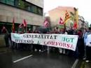 concentració dels treballadors de comforsa