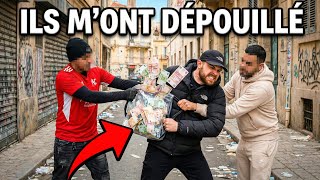 JE RENTRE DANS UN QUARTIER AVEC UN SAC REMPLIS D'ARGENT ! ( CAM OFF )
