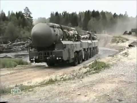 Topol M missile - MZKT-79221 transporter erector launcher for the Topol-M missile. The Topol is one of the most recent intercontinental ballistic missiles to be deployed by Ru...
