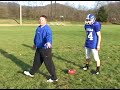 How to Play Center in Football : How To Make A Cut Block On The Lineman Or Linebacker