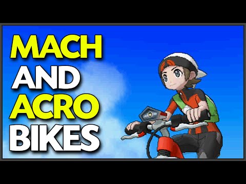 how to use the acro bike in omega ruby