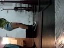 box squat below paralel beltless
