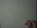 Drawing Dr Zoidberg from Futurama Music: Futurama theme - Benders Game