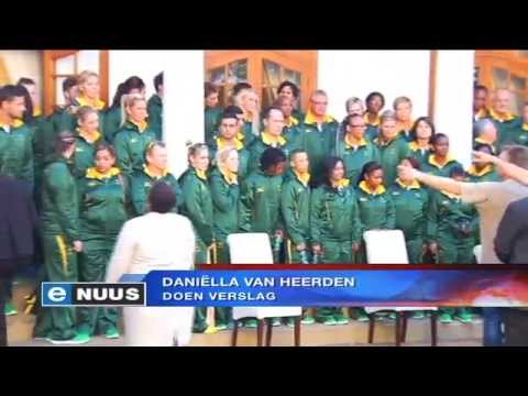 “Maak Suid-Afrika trots” / “Make South Africa proud” “Maak Suid-Afrika trots” / “Make South Africa proud”