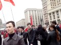 Сторонники КПРФ готовятся к возложению цветов на Мавзолей 20 04 2012