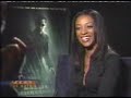keanu blushes when female interviewer tells him he has a sexy voice.