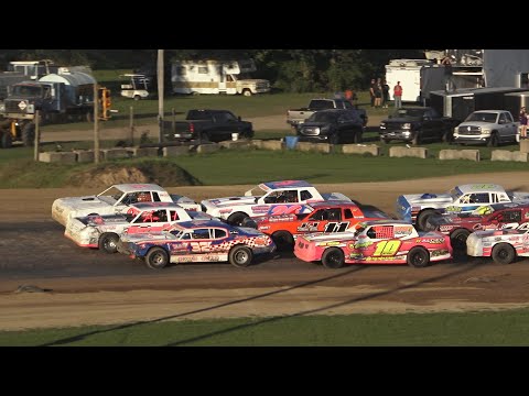  Street Stock 3 wide Start A-Feature at Crystal Motor Speedway, Michigan on 09-18-2022!! 