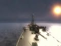 In the ocean