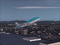 Autopilot Landing at John Wayne Airport, Orange County, CA (Boeing 747-800 KLM)