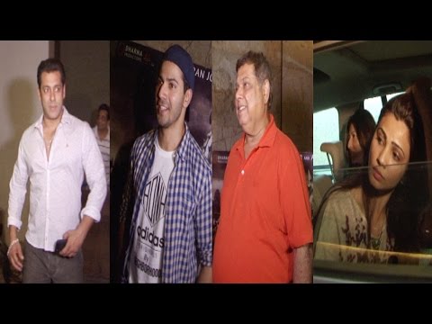Salman Khan, Daisy Shah, Varun Dhawan & Others At Screening Of Film Baahubali