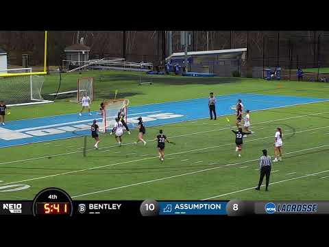 Bentley Women's Lacrosse vs. Assumption Highlights-March 27 thumbnail